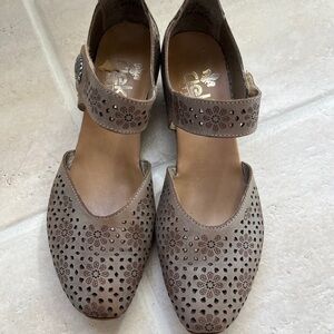 Reiker Cutout Mary Jane Heels, 7